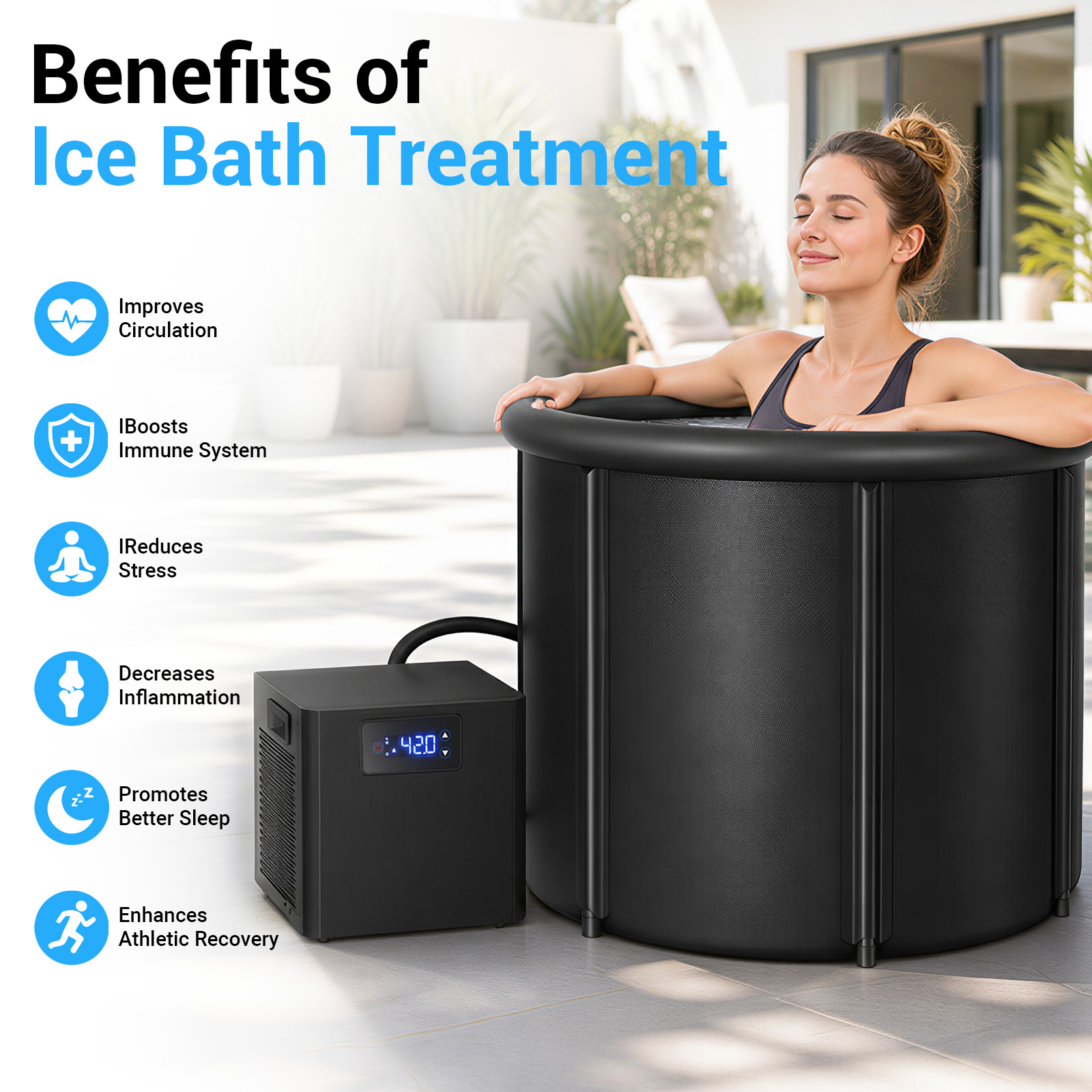 Oval Ice Bath Chiller & Cold P - Medical Lab Upgrade ulasan dan harga